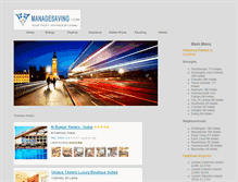 Tablet Screenshot of managesaving.com